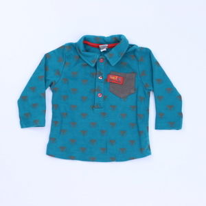 Tuc Tuc Boys Teal Polo Shirt size: 3-6 Months